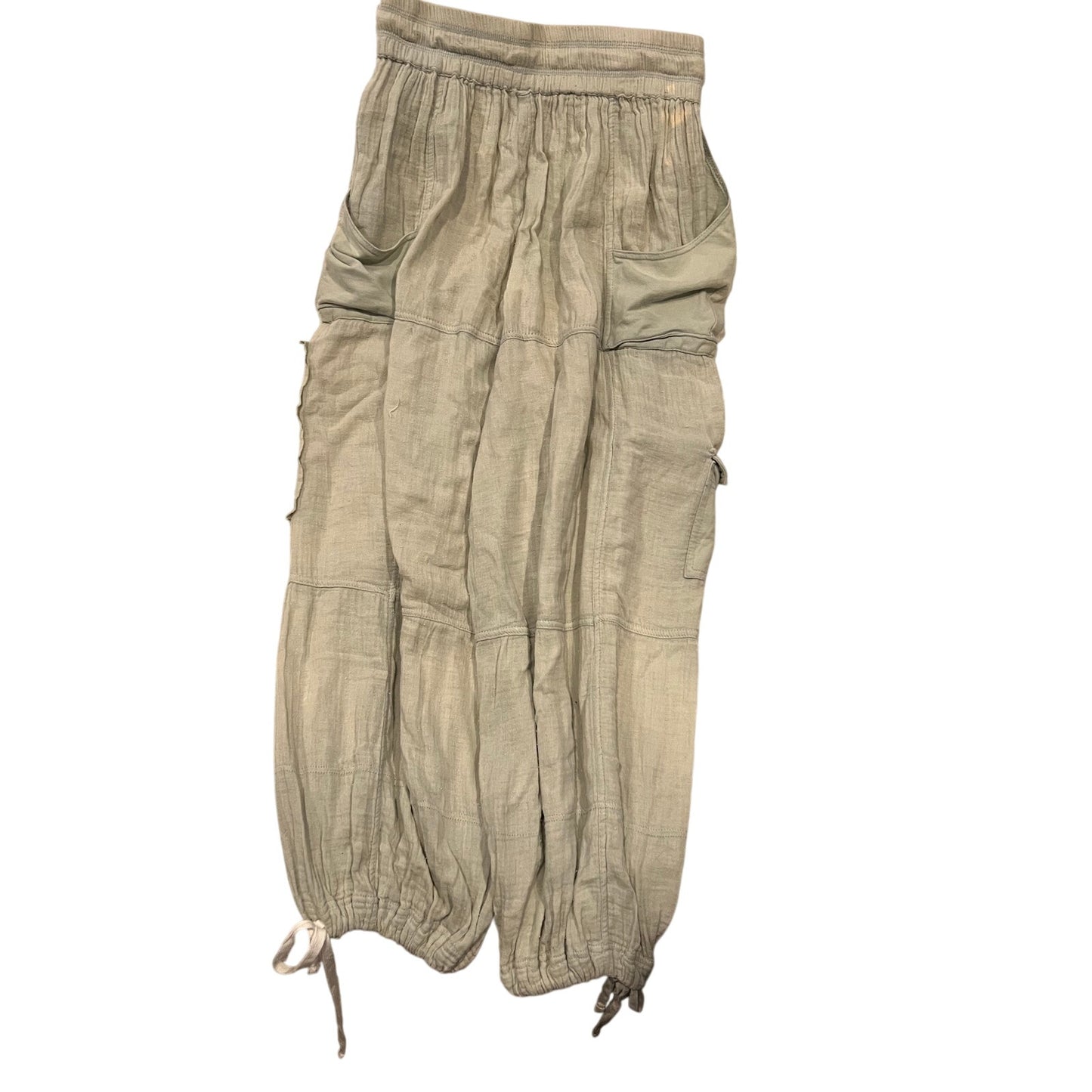 Out From Under Cream/White Cargo Joggers Womans Size S