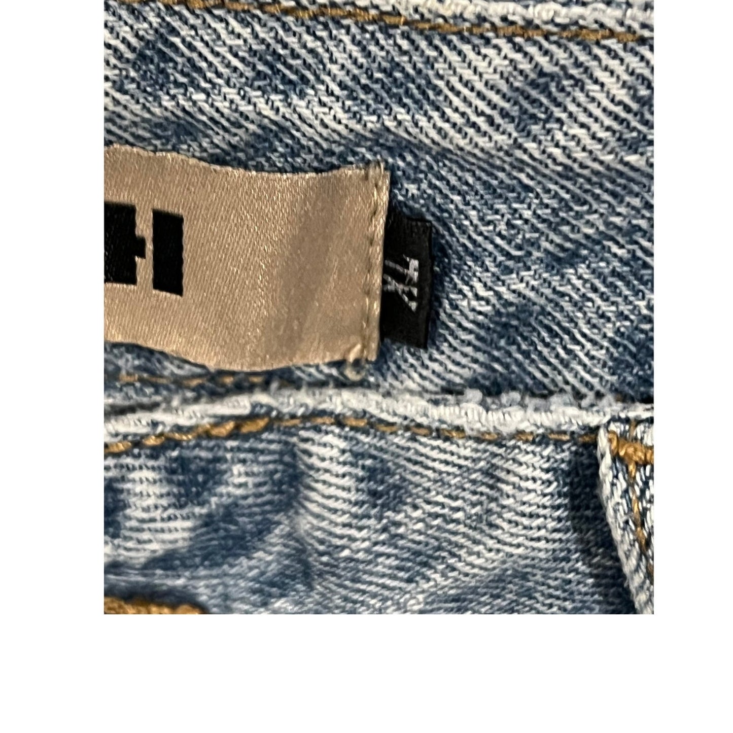 Jeans KenH 21 Winter Flared Baggy Blue Jeans Womans XL 30x24