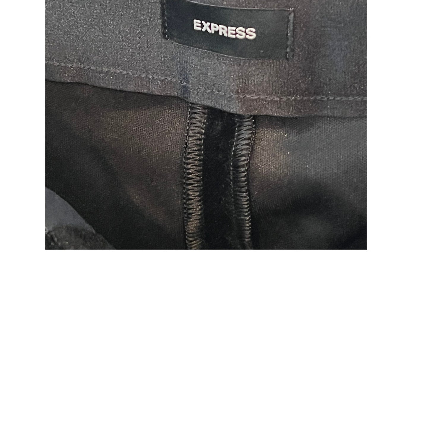 Pantalones rectos Express Editor de tiro alto para mujer 8R 27x27