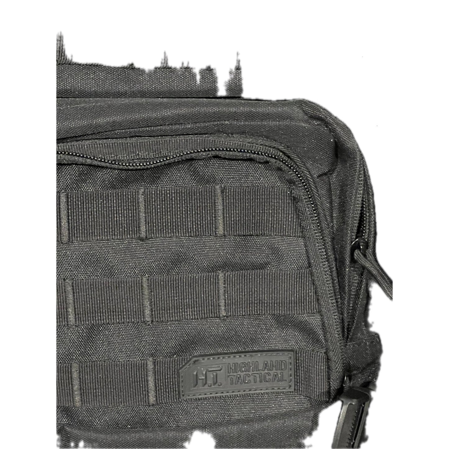 Highland Tactical Roger Canvas Backpack XL Black