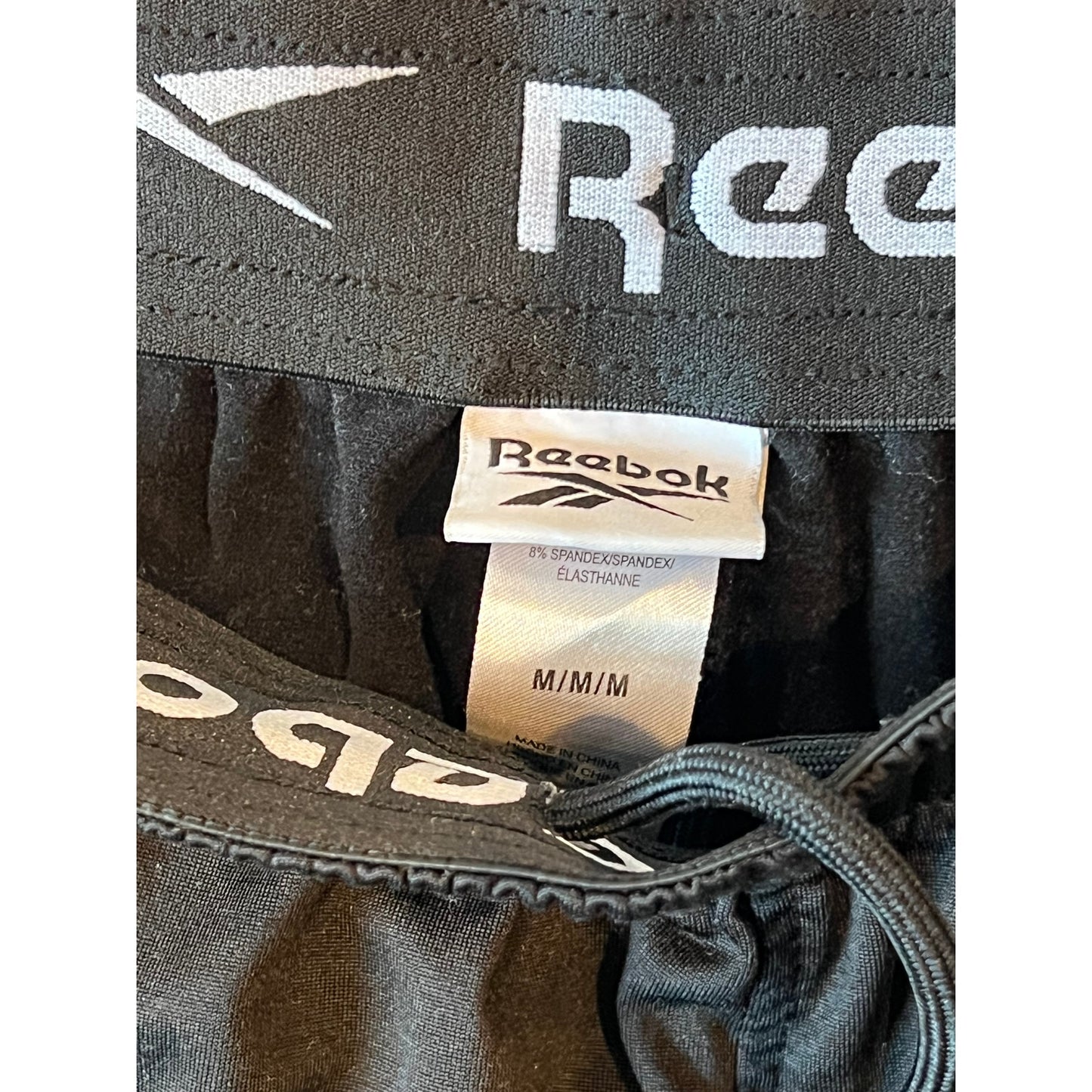 Reebok Black Cuffed Sweatpants Joggers Mens L