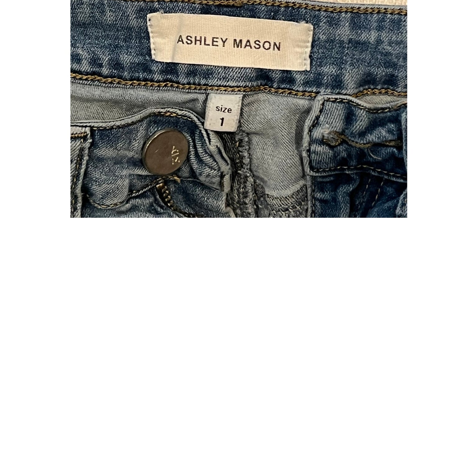 Jean Ashley Mason Coupe Ajustée Femme Bleu Taille 1
