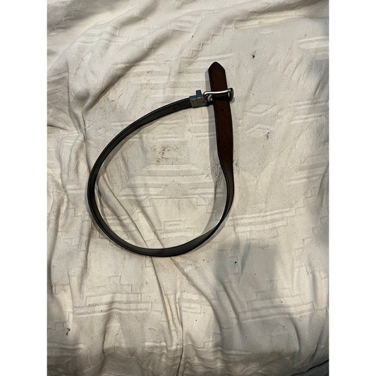 Brown Genuine Leather Belt 44" Mens Large