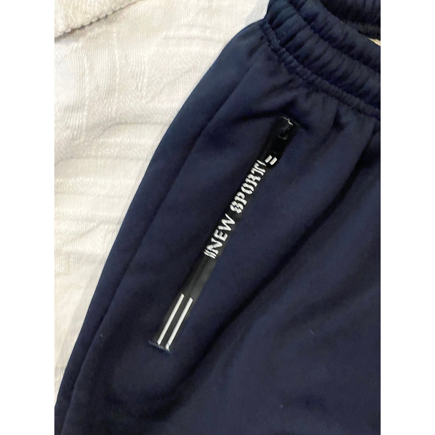 New Sport Insulated Warm Up Jogger Pants Mens Size Medium