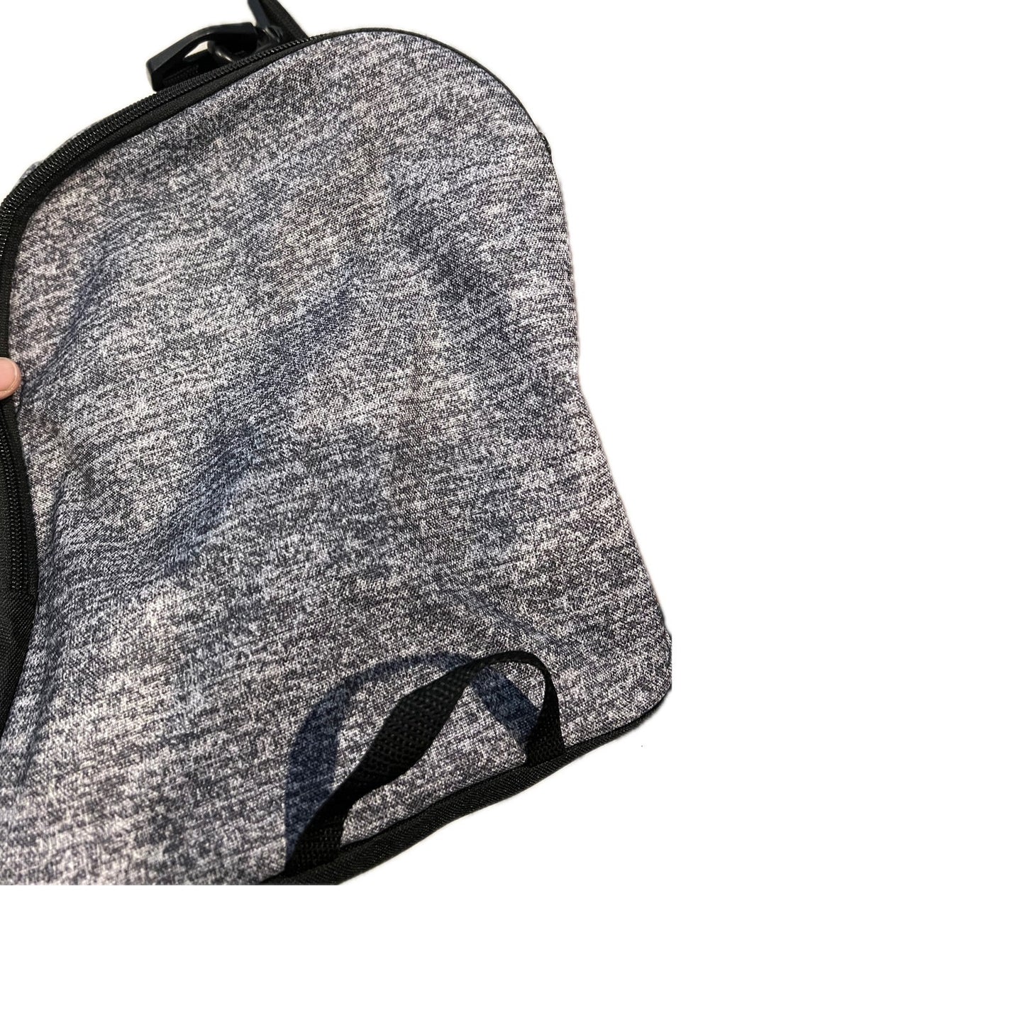 Bolsa de Lona Mediana Adidas Defender 20"x12"x10" Negra y Gris