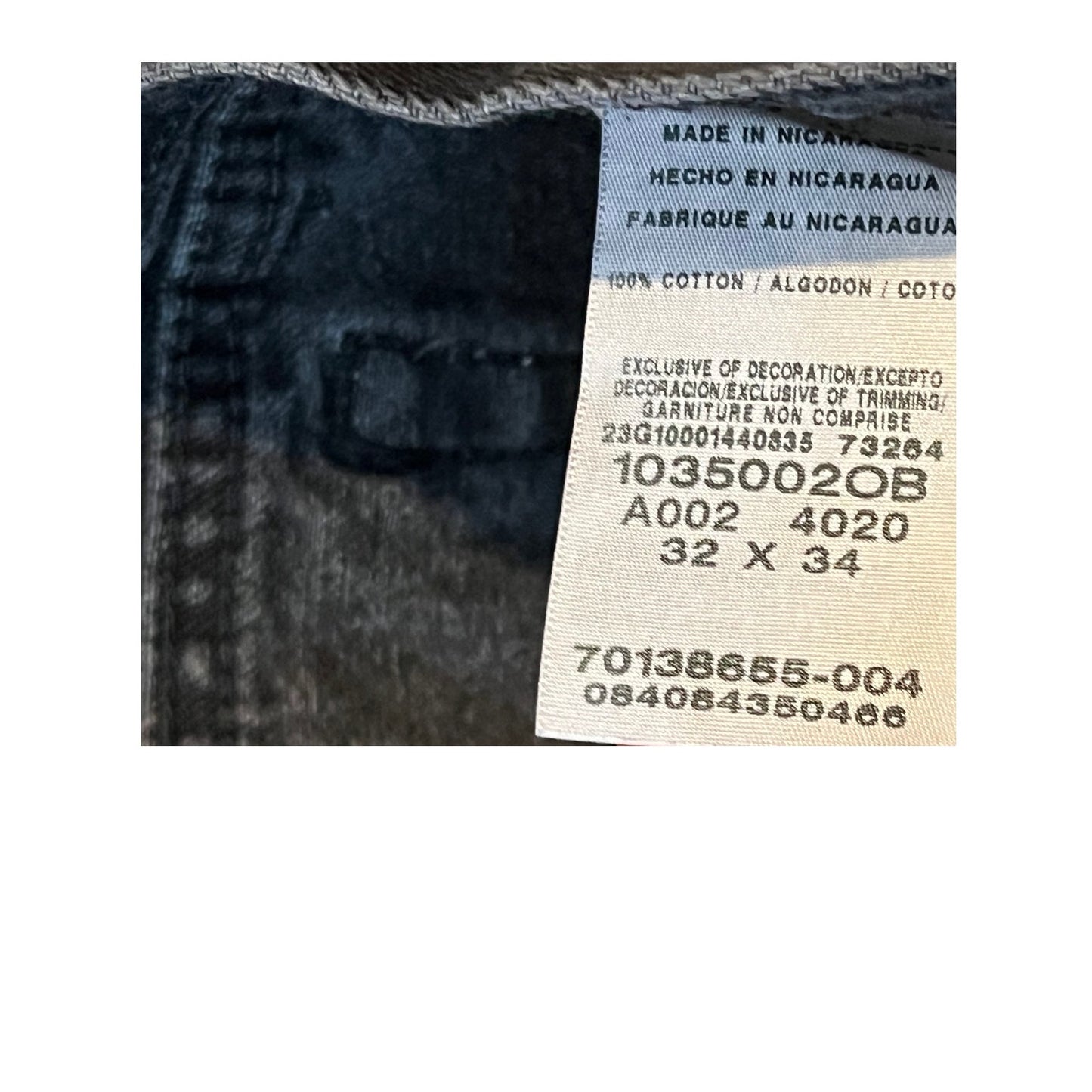 Wrangler Jean coupe droite Noir Homme 32x34