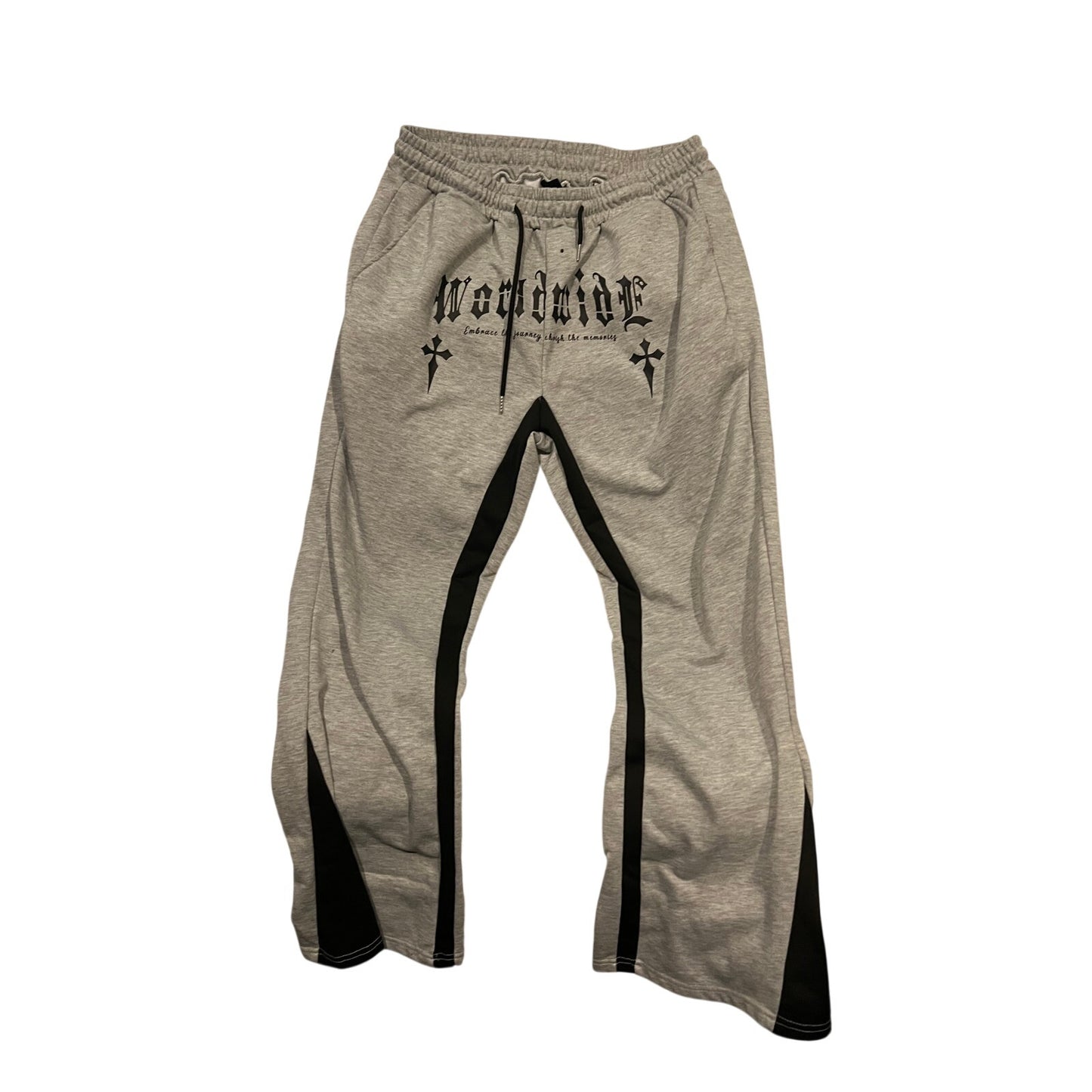 Manfinity Gray Worldwide Baggy Joggers SweatPants Mens Large