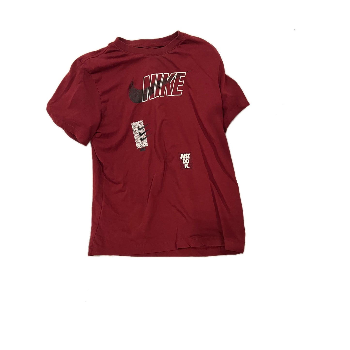 Nike Tee Dri Fit Burgundy T-Shirt Mens M