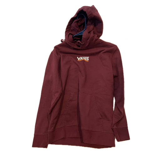 Vans Burgundy Mens Small Skater Hoodie