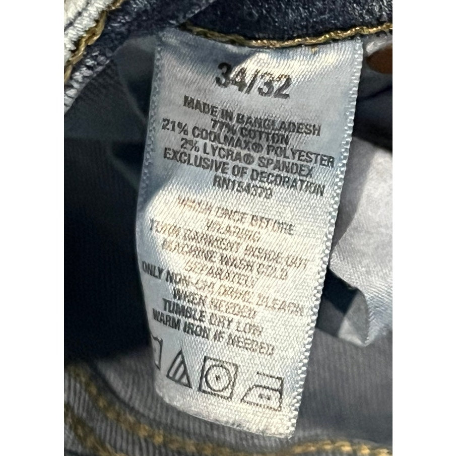 Aeropostale Super Skinny Blue Jeans Mens 34x32