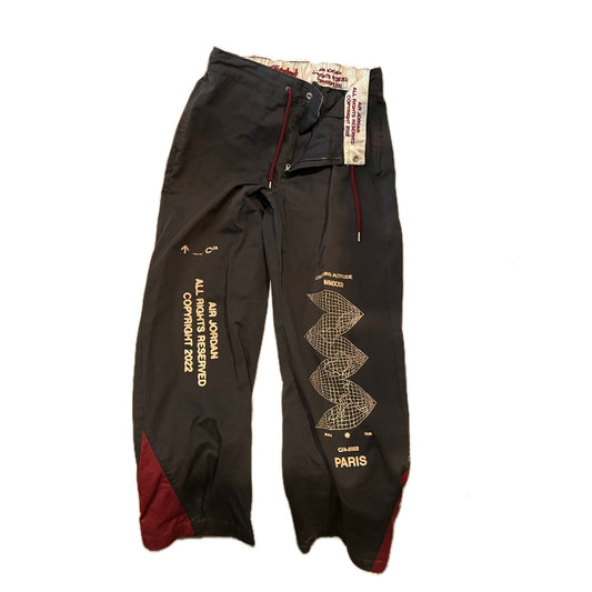 Nike Jordan Flight Heritage Woven Pants Off Noir Loose Medium