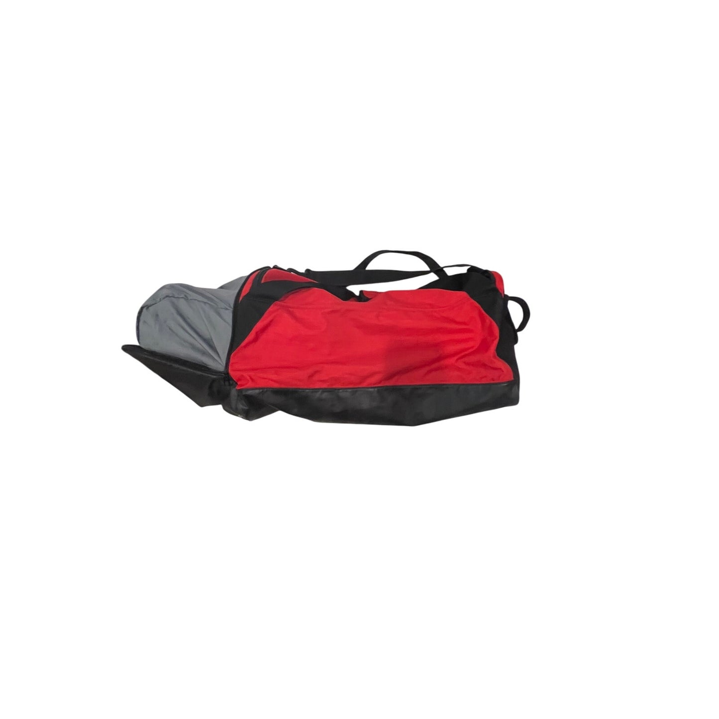 Nike Brasilia 9.5 Red Black Medium 60L Duffel Gym Bag