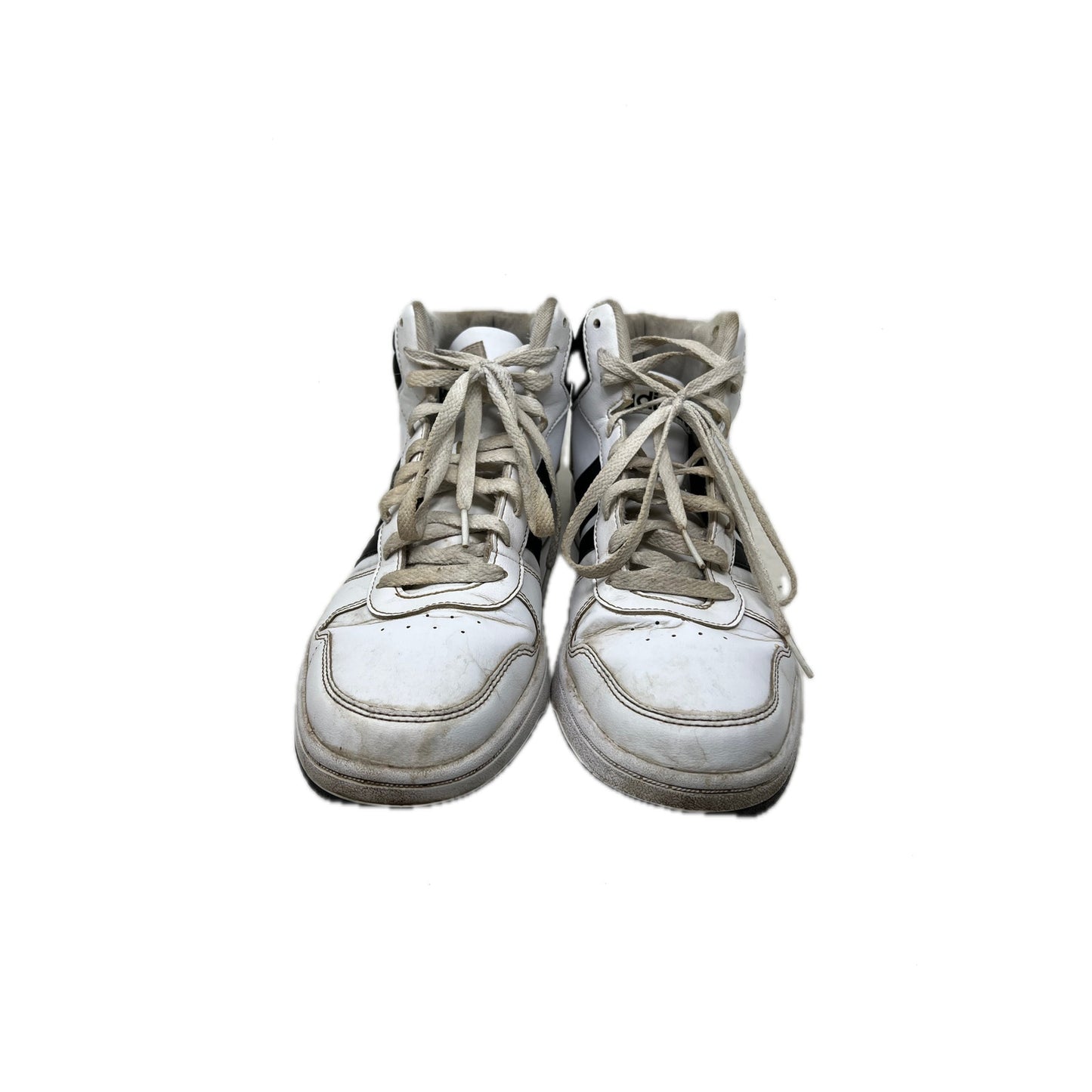Chaussures montantes adidas Hoops 2.0 Mid blanc noir, pointure homme 10.5