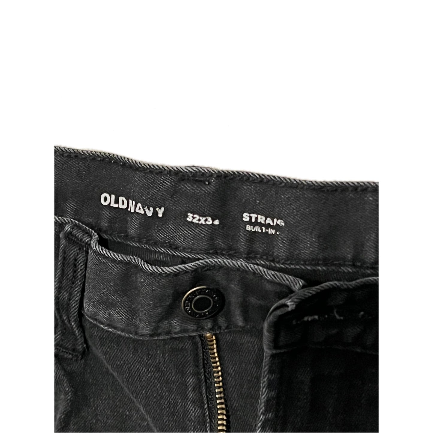Old Navy Jeans Rectos Negros de Hombre 32x34