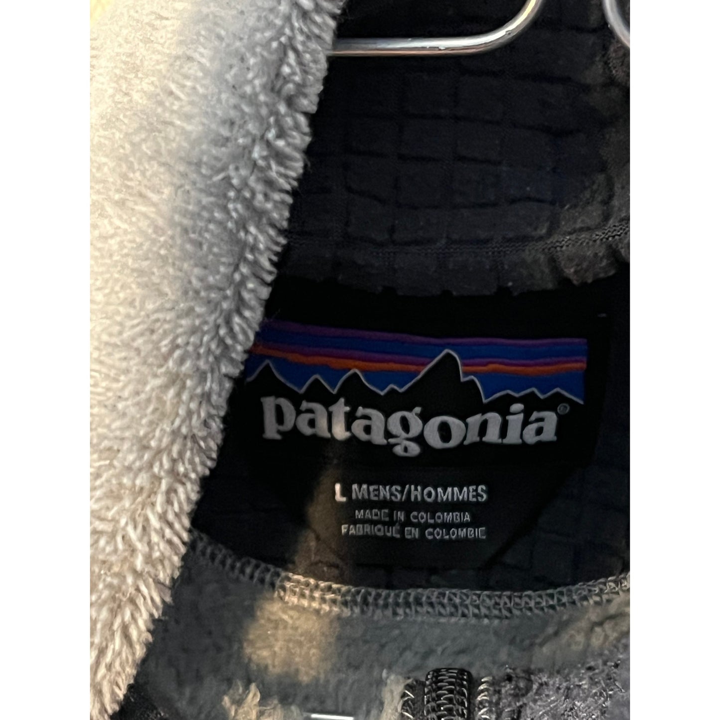 Patagonia Better Sweater Fleece Jacket para hombre, talla grande, gris y negro