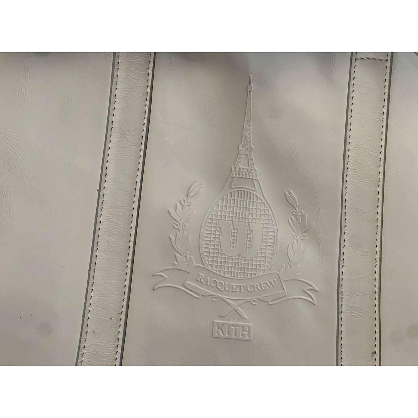 Kith for Wilson Showmen Leather Tennis Bag White NWT Rare
