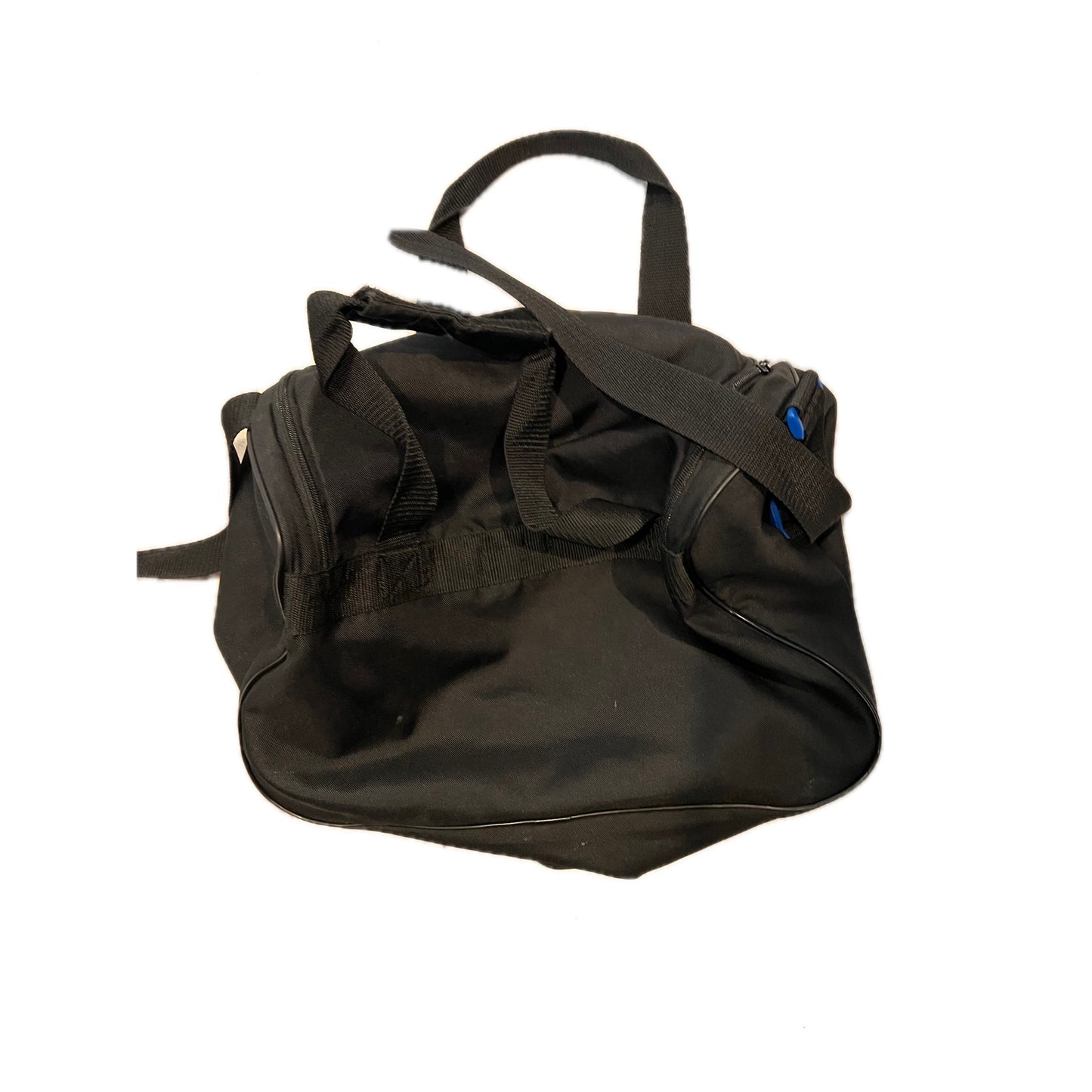 Adidas Defender Small 16"x10"x8" Black Purple Duffel Gym Bag