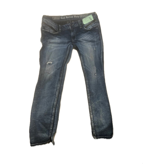 Rock Revival Moto Jeans Margot Distressed 33x30