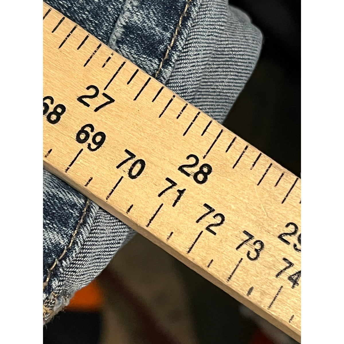 Madden NYC Wide Leg Baggy Blue Jeans Womans 10 28x28