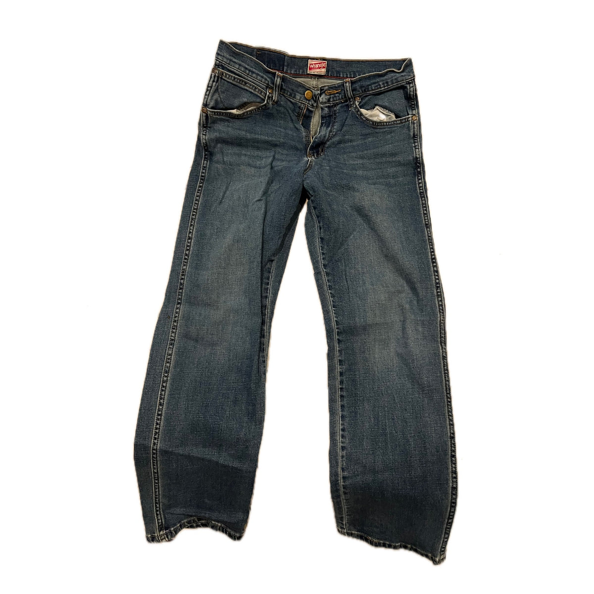 Wrangler Relaxed Straight Fit Jeans Mens 30x30