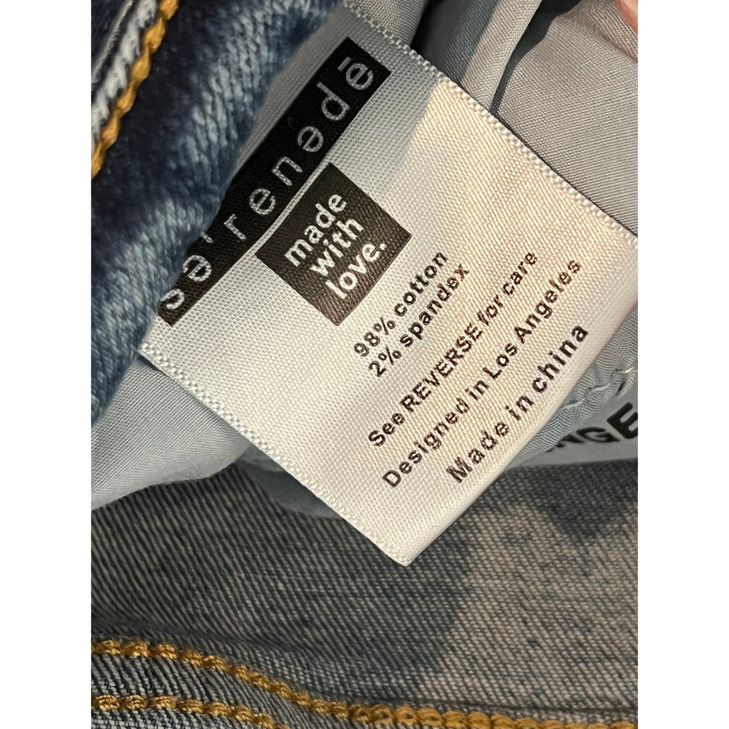 Se Renade Stonewash Flames Slim Fit Jeans Mens 38x29