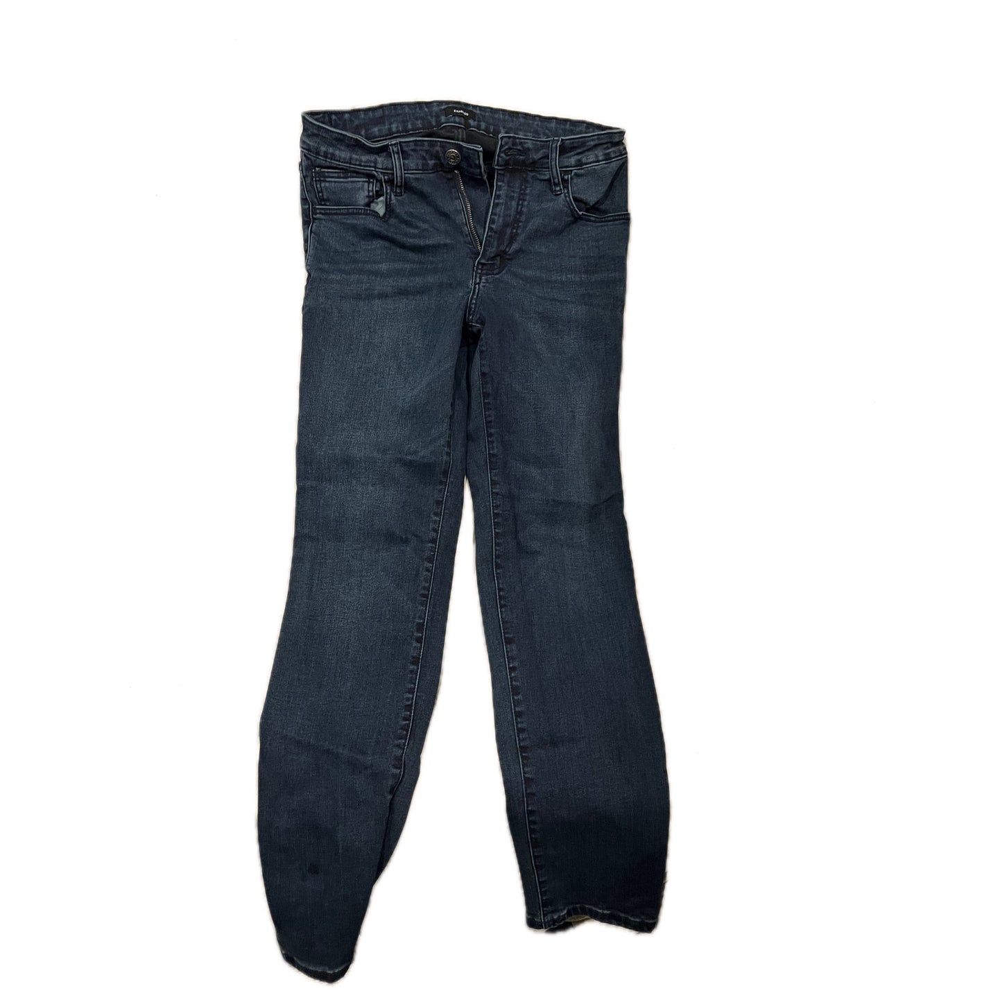 Jeans azules oscuros de pierna recta para hombre Express 32x32