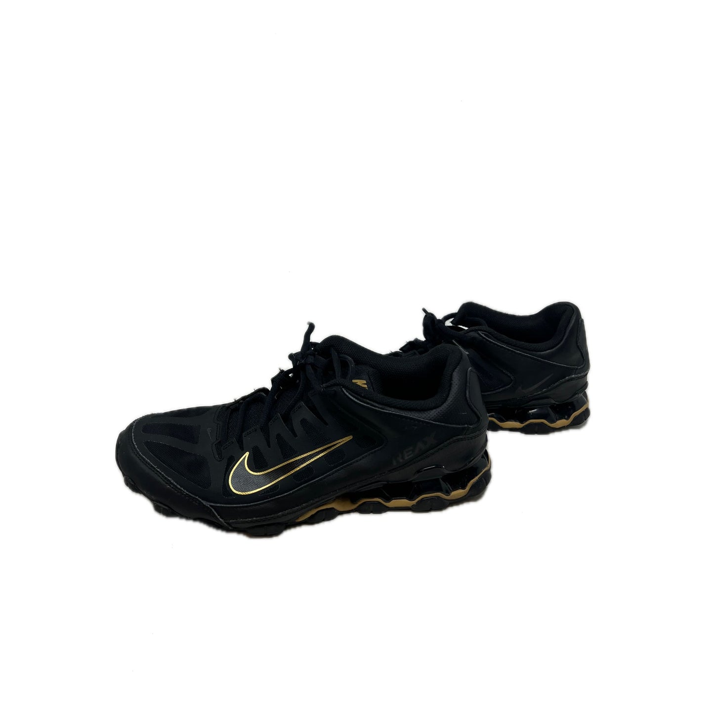 Nike Reax 8 TR Black Metallic Gold Mens 11
