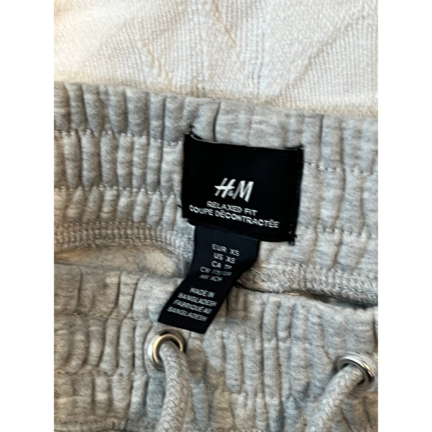 H&M Relaxed Fit Gray Jogger/Sweatpants Mens XS