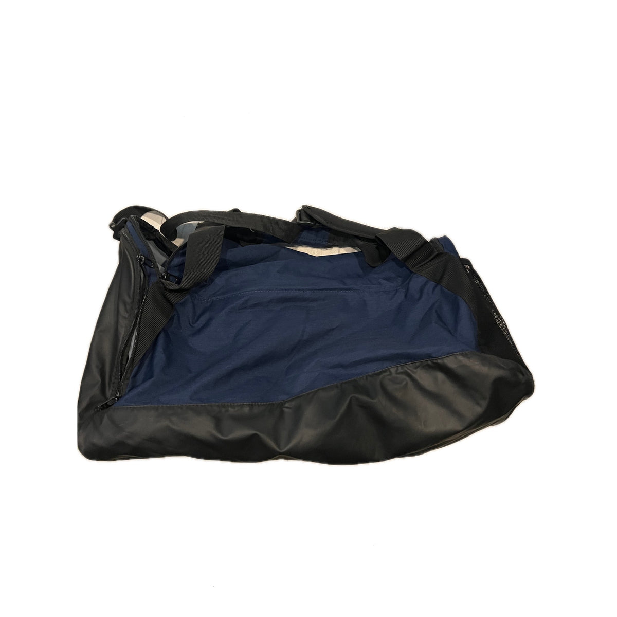 Nike Brasilia 9.5 Blue Black Medium 60L Duffel Gym Bag