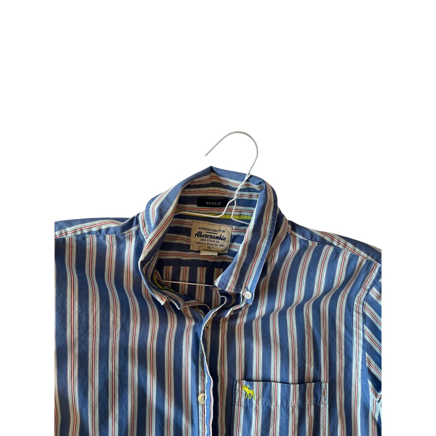 Camisa de vestir de manga larga Abercrombie & Fitch para hombre L