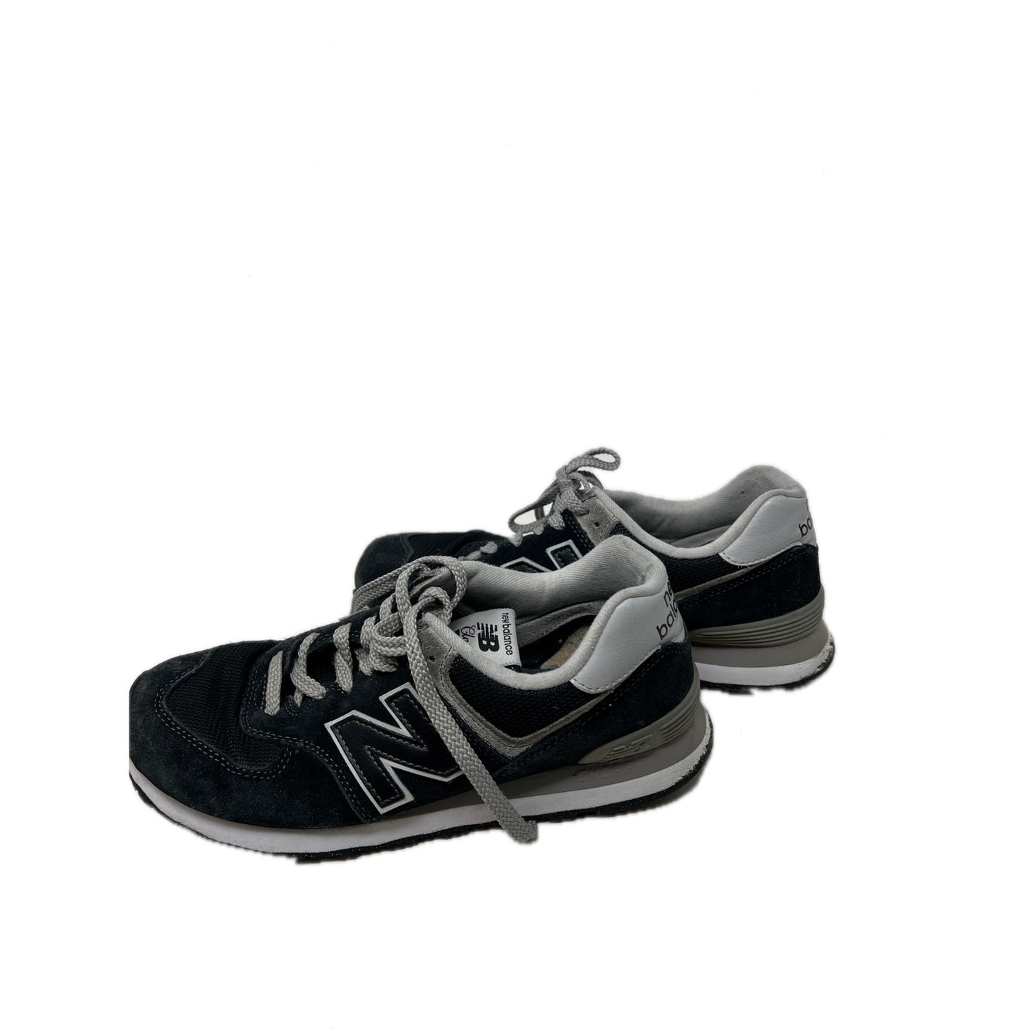 New Balance 574 Baskets Noires Grises Unisexe Homme 8 Femme 9.5