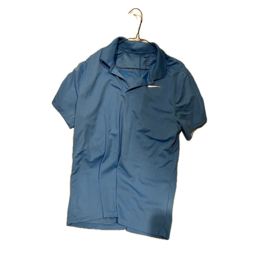 Nike Dri-Fit Light Blue Golf Shirt, Men's Med