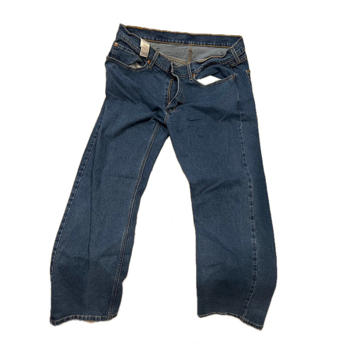 Levi's 505 Regular Straight Leg Jeans Mens 38x30