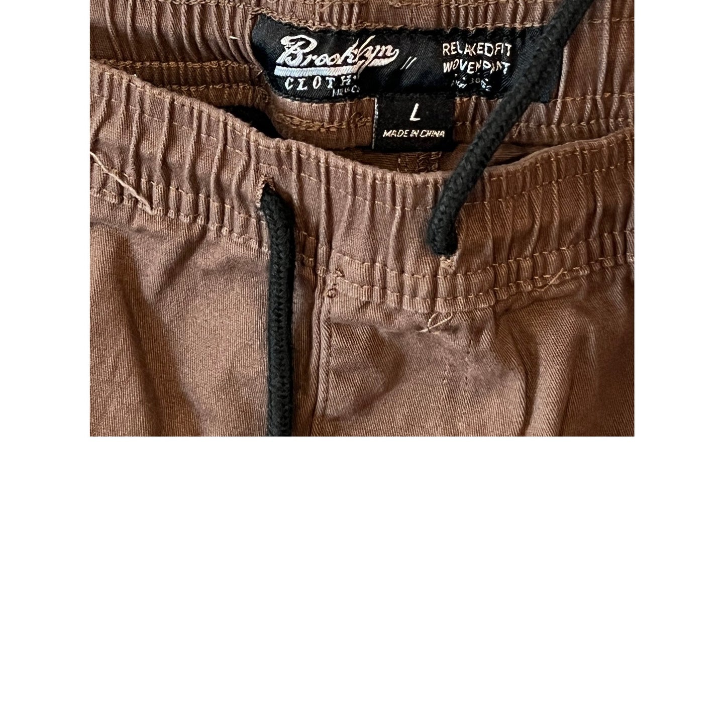 Brooklyn Cloth Co Relaxed Woven Joggers Mens L