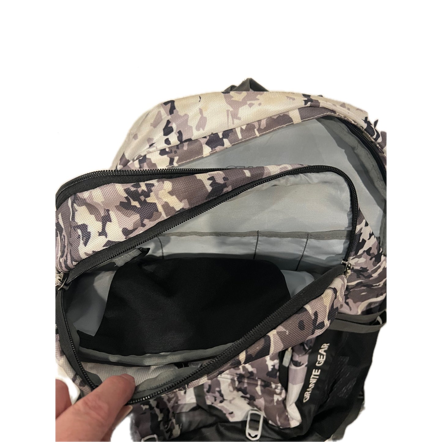 Sac à dos tactique Granite Gear camouflage blanc 35L