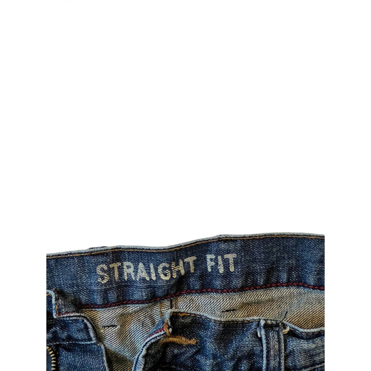 Chaps Regular Straight Blue Jeans Mens 38x32