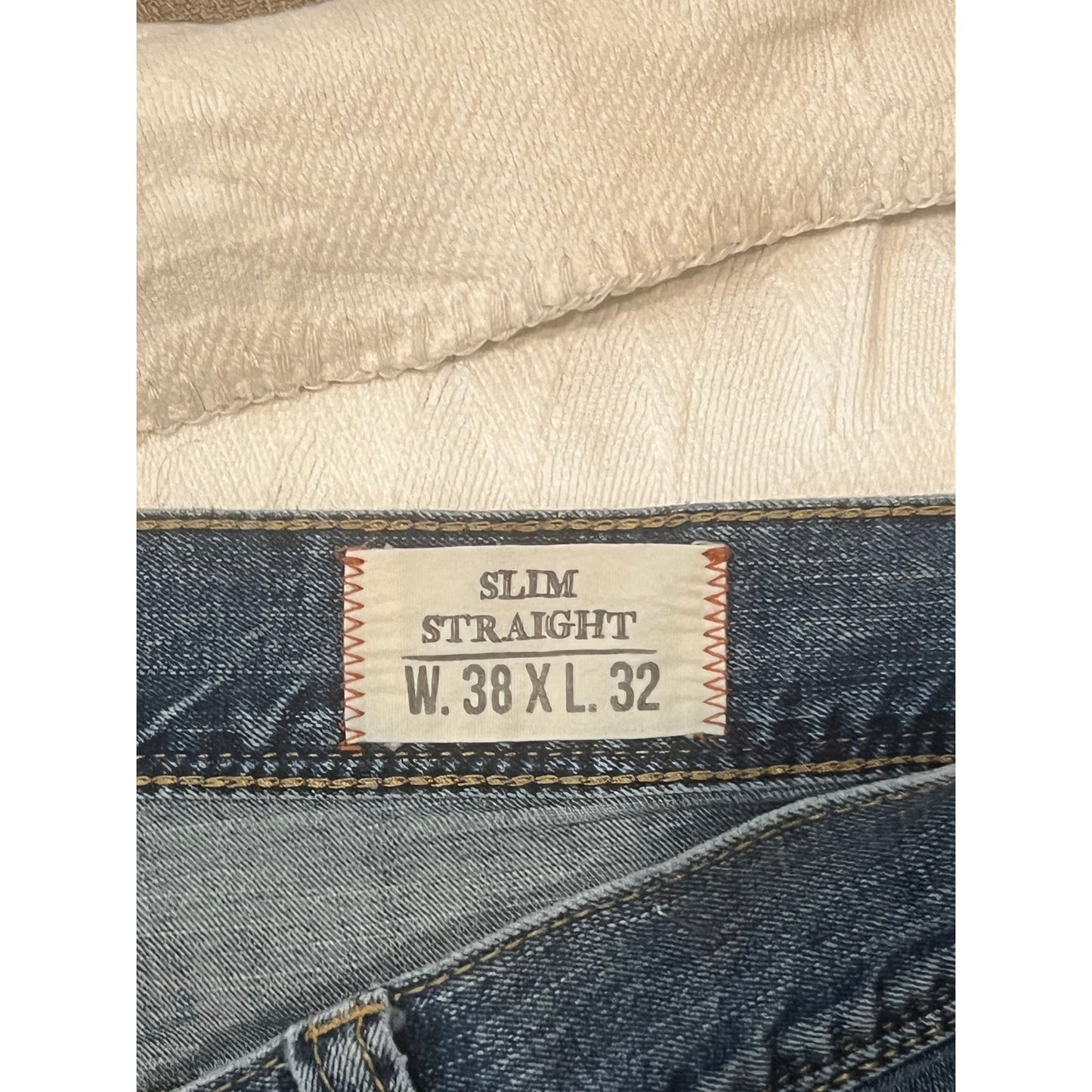 Pantalones Vaqueros Rectos Delgados TK Axel para Hombre 38x32