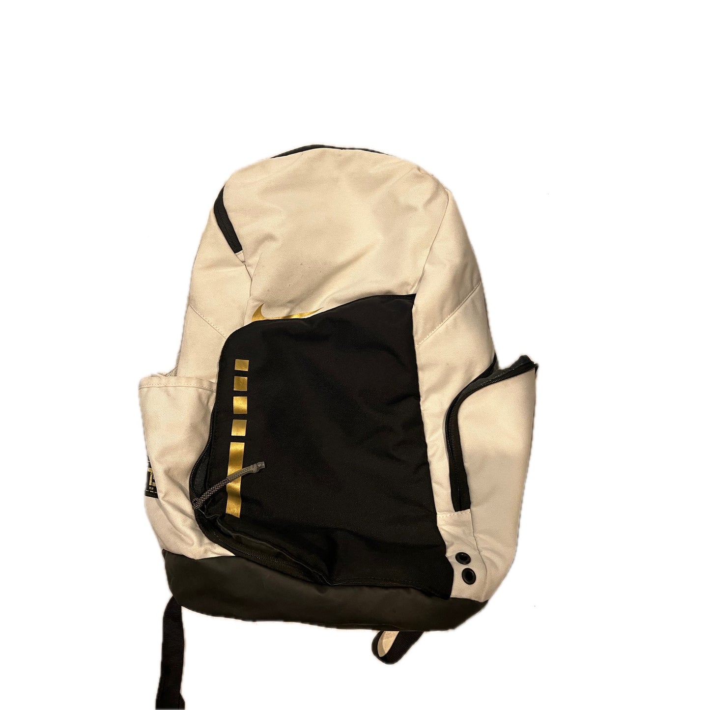 Nike Men's Hoops Elite Backpack, White Black 32L