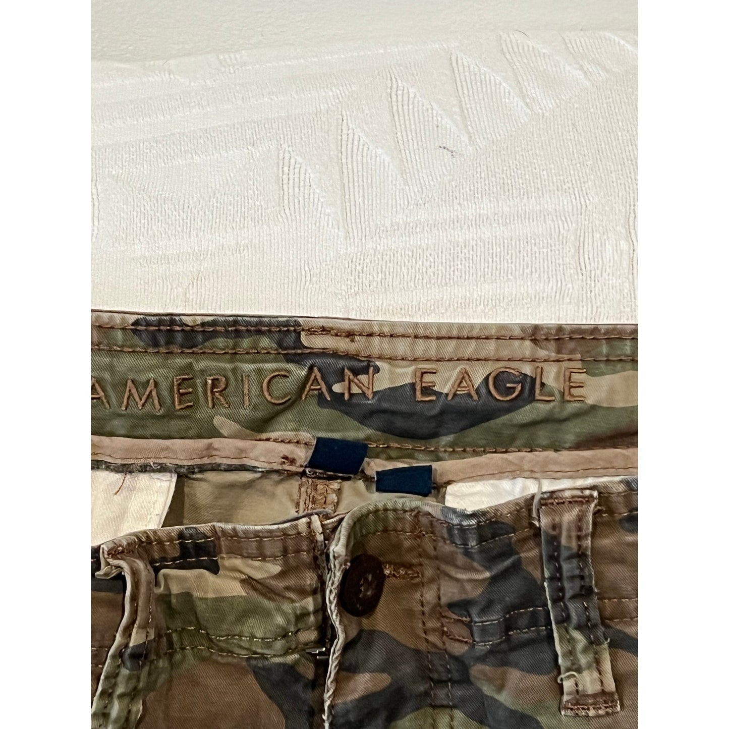 American Eagle Slim Live In Cargo Camo Jeans Mens 34x34