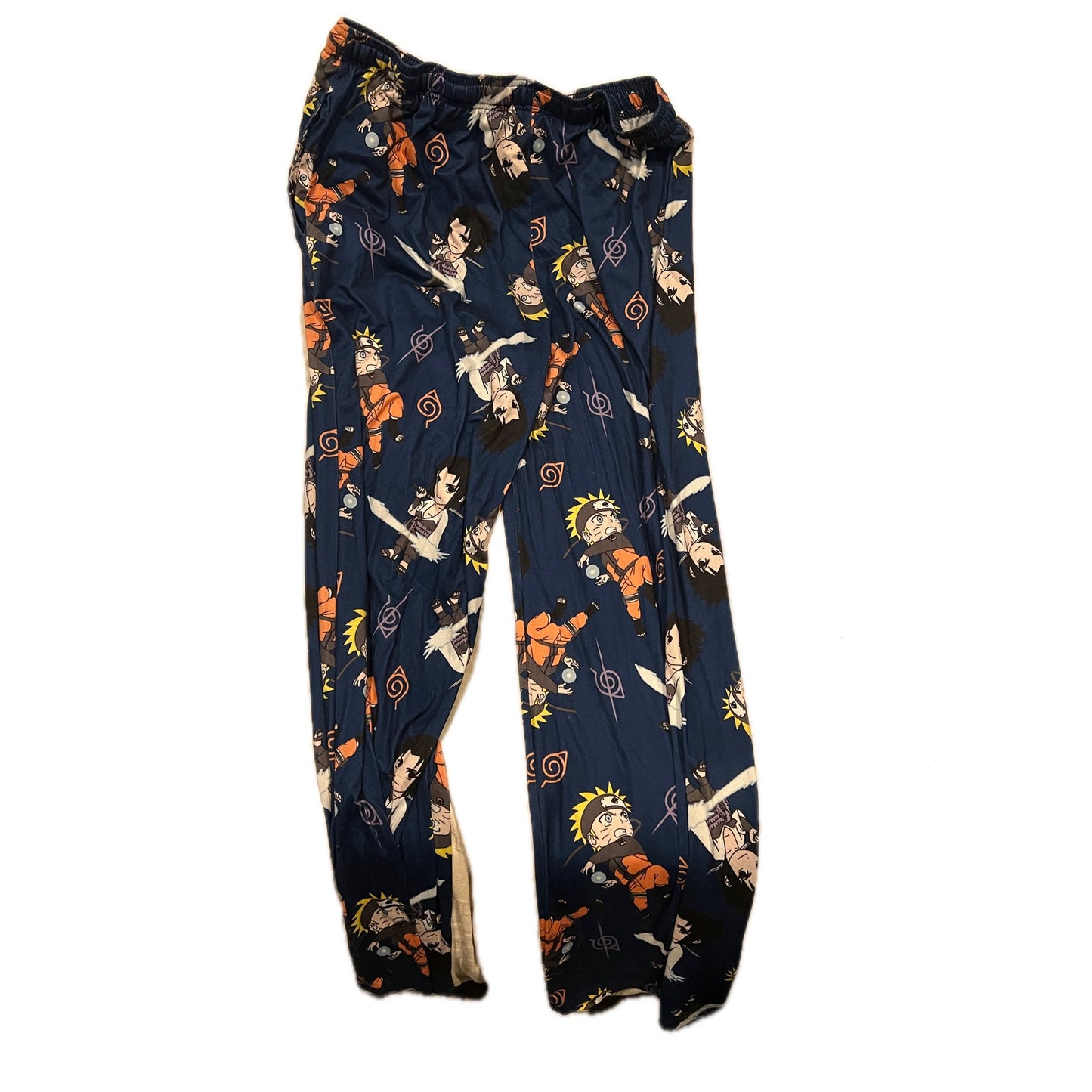 Naruto Shippuden blue Sleep Lounge Pants Mens XL