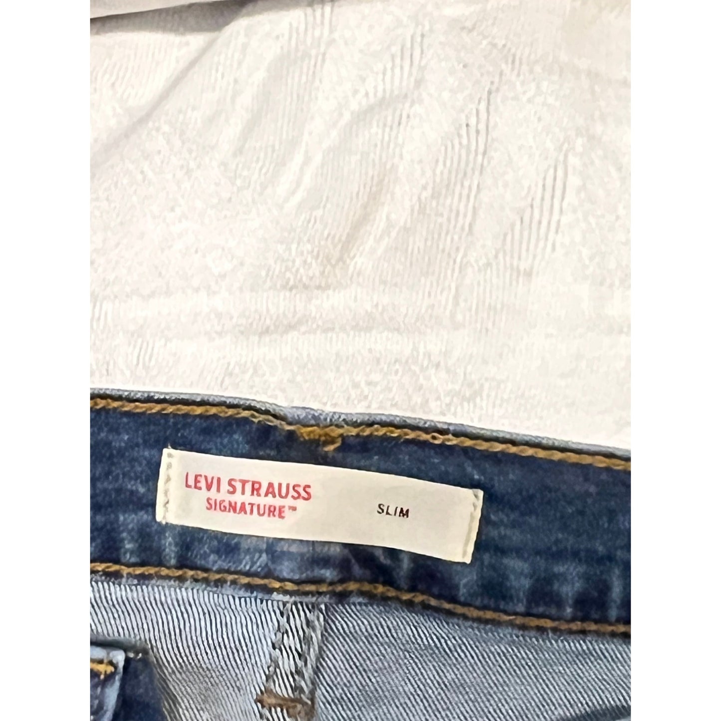 Signature by Levi's Slim Blue Jeans Mens 32x32