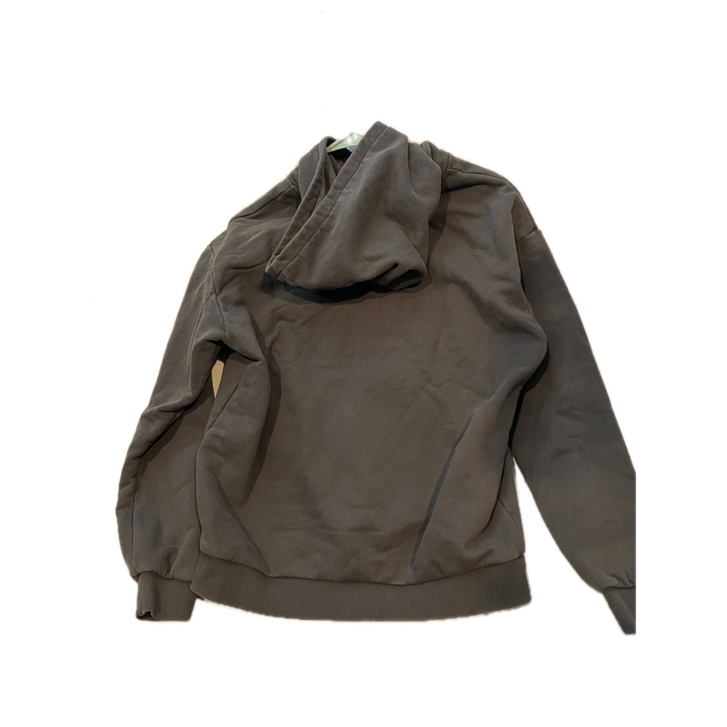 LB Collection Hoodie à enfiler homme, vert kaki/gris, taille M