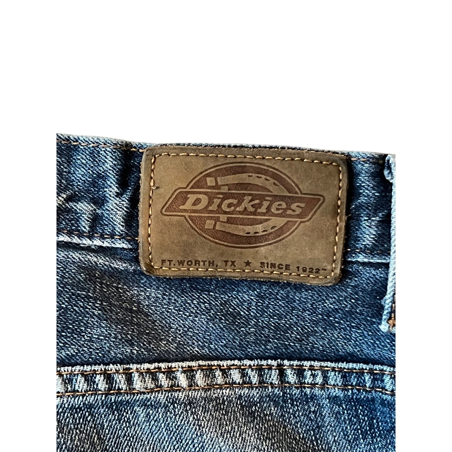 Dickies Blue Straight Jeans Mens 32x34