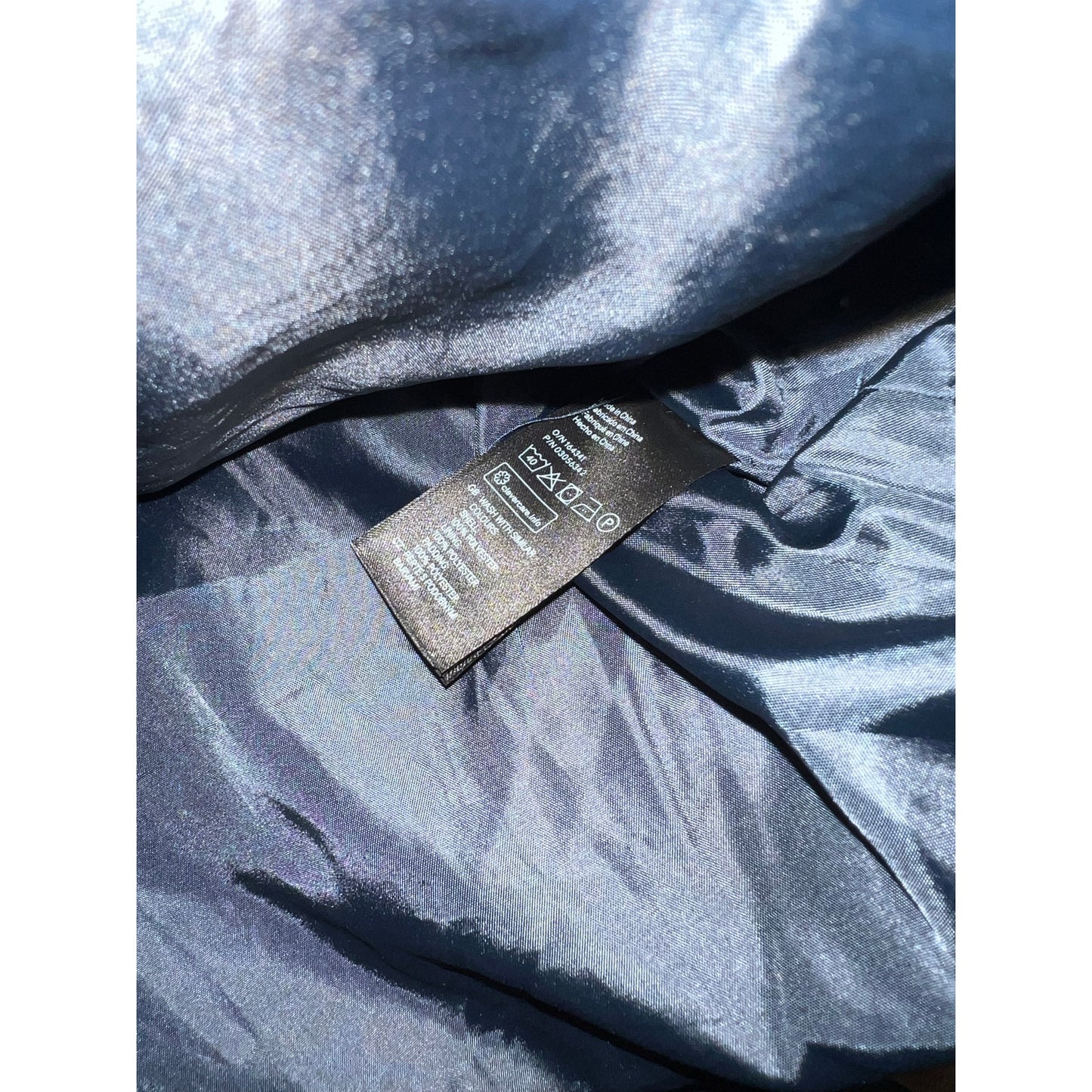 H&M Blue Quilted Puffer Jacket Mens S