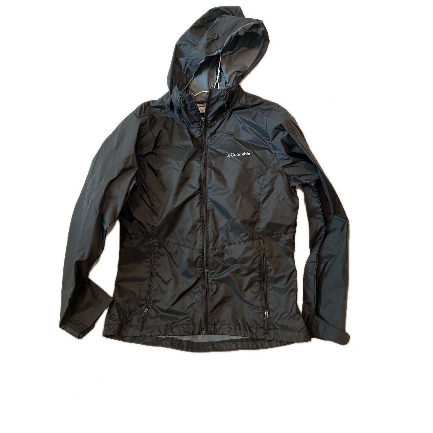 Columbia Full Zip Windbreaker Hoodie Jacket Mens M