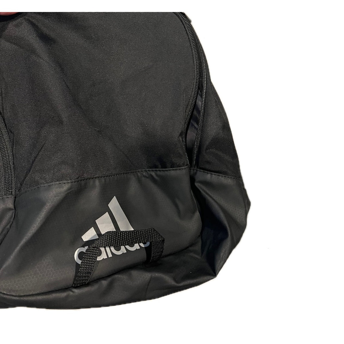 Adidas Defender Medium 20"x12"x10" Black White Duffel Bag