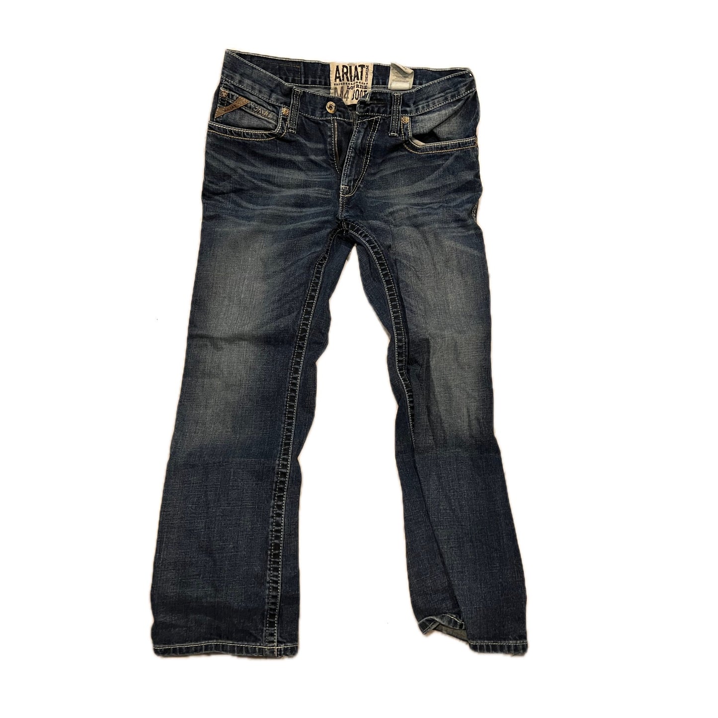 Ariat Rebar M4 Low Rise Boot Leg Blue Jeans Mens 32x30