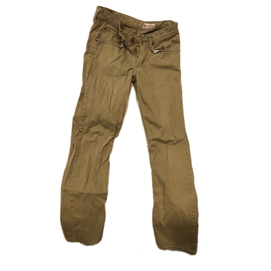 Wrangler Slim Straight Beige Jeans Mens 28x29