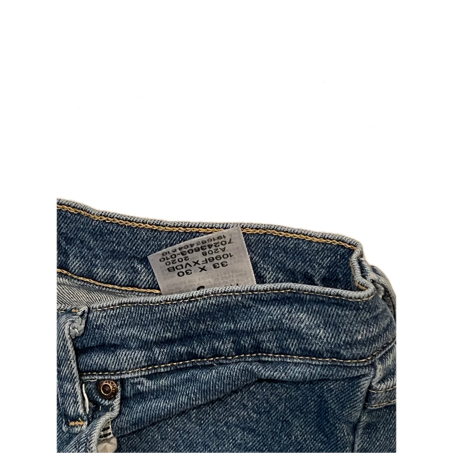 Wrangler Straight Leg Jeans Mens 33x30