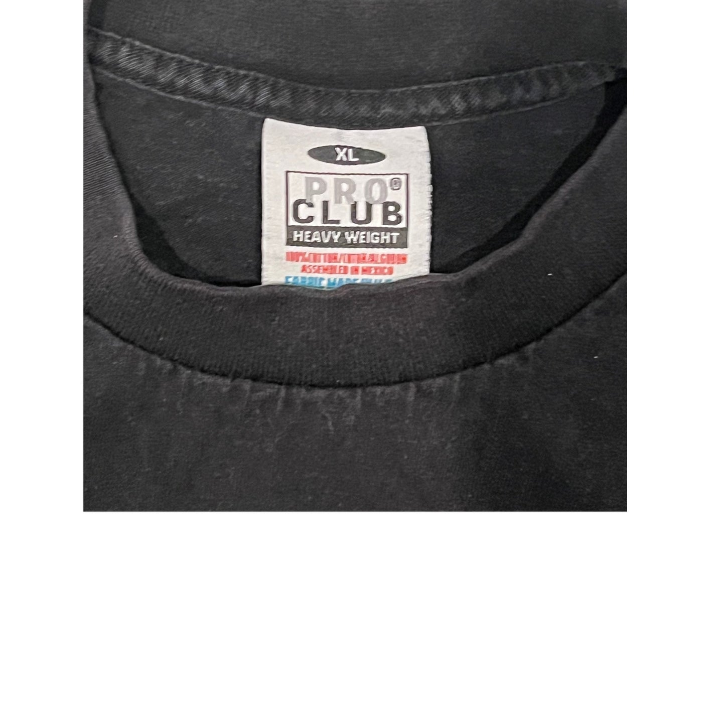 Pro Club Heavy Weight Black T-Shirt Mens XL